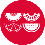 Sabor agradável a tutti-frutti