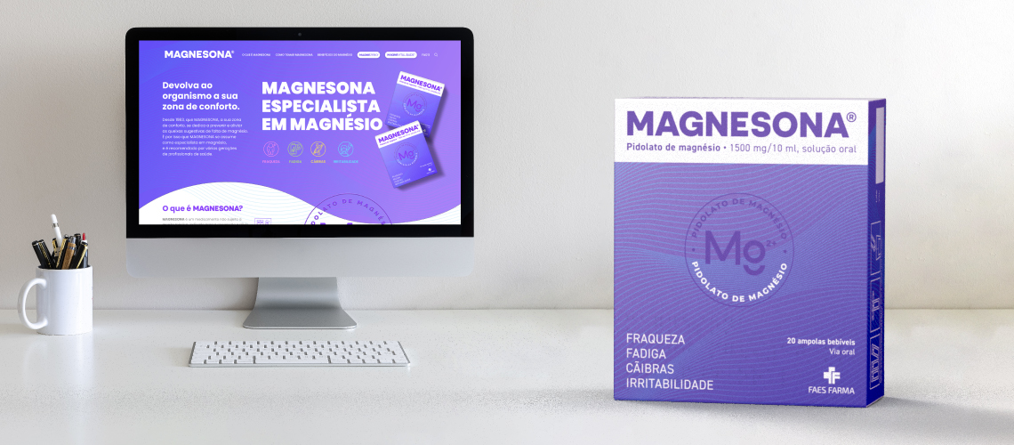 MAGNESONA muda imagem do medicamento e lança website