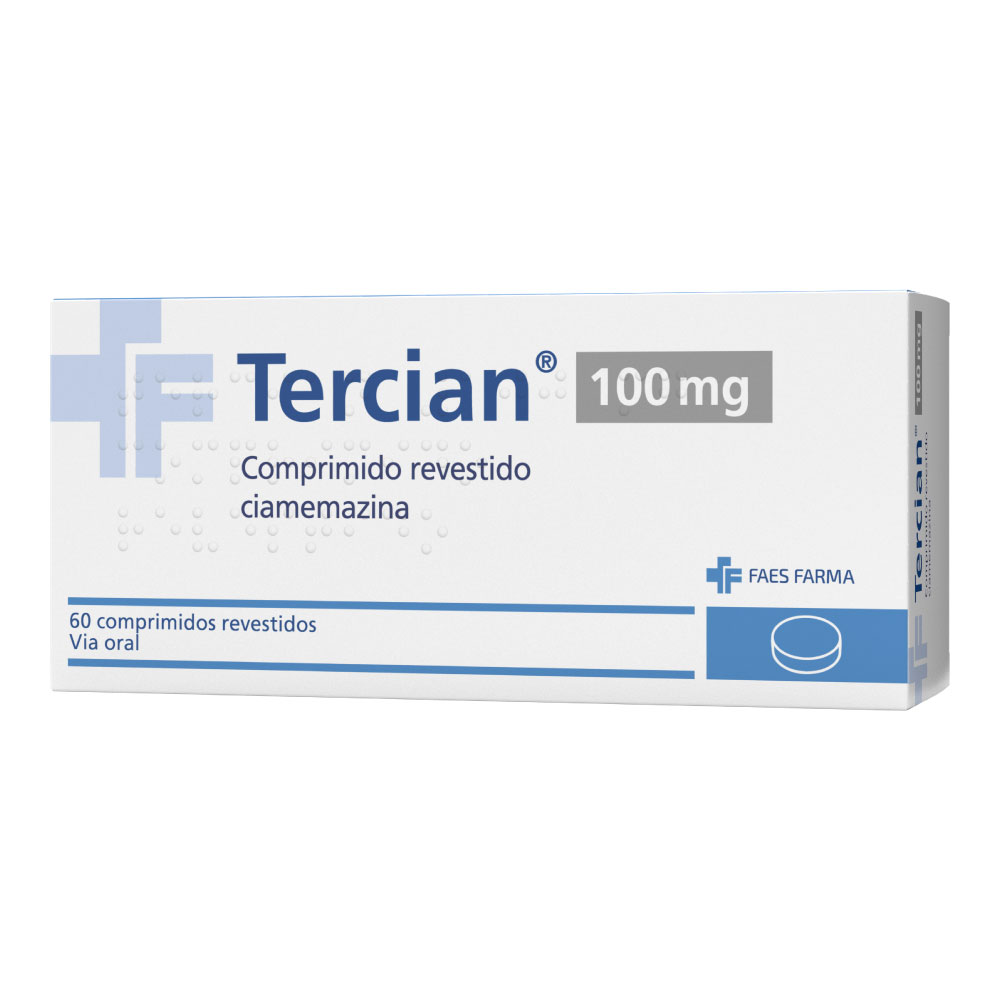 Tercian 100 mg comprimido revestido