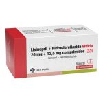 Lisinopril + Hidroclorotiazida 20 mg + 12,5 mg